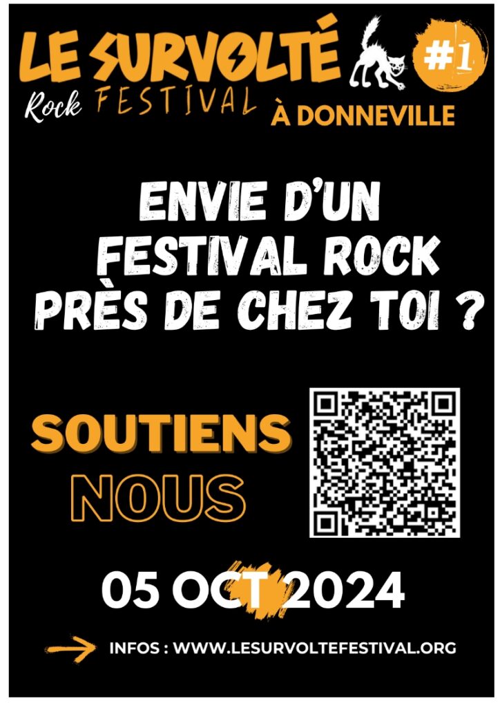LE SURVOLTÉ  FESTIVAL ROCK  5 OCTOBRE 2024 