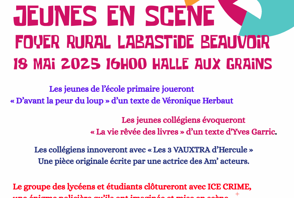 ATELIER THÉÂTRE JEUNES