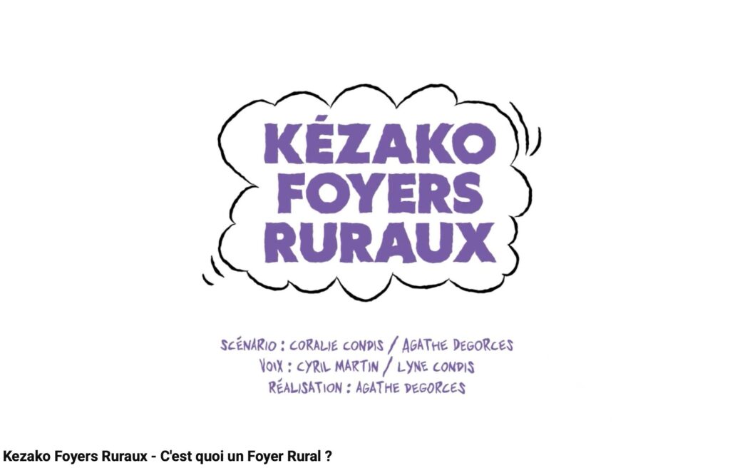 Un Foyer Rural… c’est quoi ? Le respect, la tolérance, la solidarité et la laïcité. Le réseau des Foyers Ruraux est ouvert à tous sans discrimination d’âge, d’origine, de confession ou de profession.